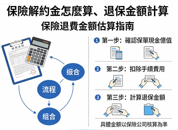 保險退保會退錢嗎？保險退保流程、解約金與退費時間整理