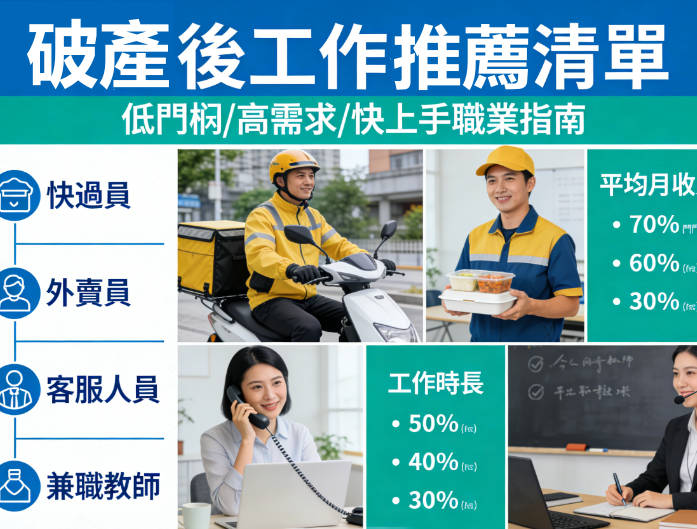 破產後工作怎麼找？破產後工作權利與就業支援完整指南