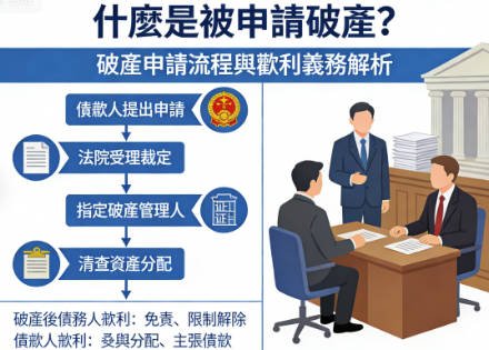被申請破產點算？香港債權人破產申請流程、後果與自保指南