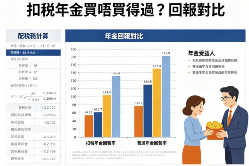 扣稅年金買唔買得過