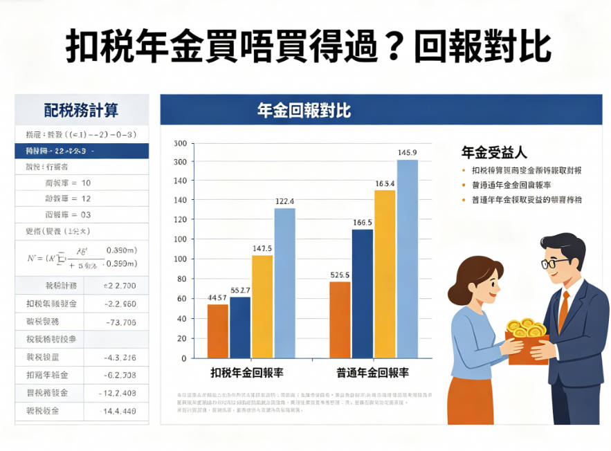 扣稅年金買唔買得過