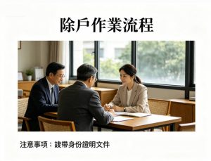 除戶注意事項