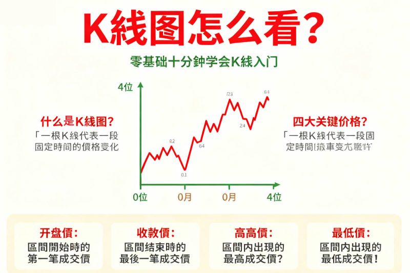 K線圖怎麼看？零基礎十分鐘看懂K線、影線、量價關係｜股票、加密貨幣通用教學