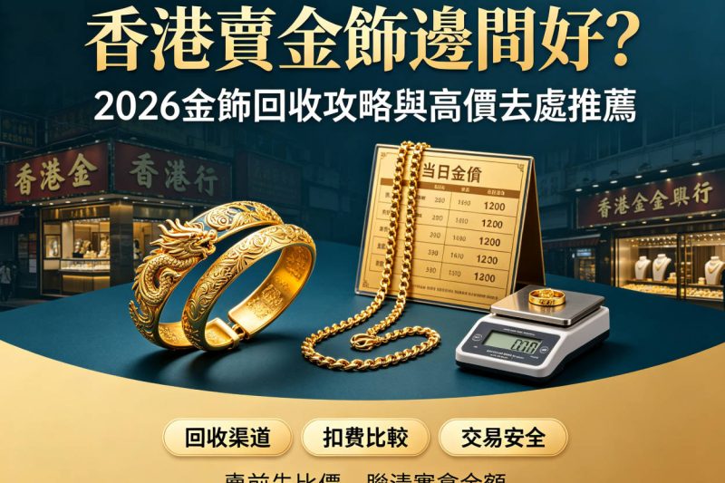香港賣金飾邊間好？2026金飾回收攻略與高價去處推薦